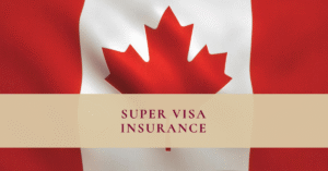 Parents meeting with an insurance advisor about Super Visa health insurance for visiting Canada